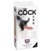 King Cock Realistisk Strap-On Dildo med Sugekop