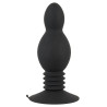 Black Velvets Silikone Buttplug med Fjedereffekt