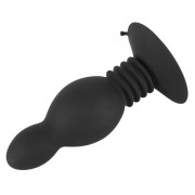 Black Velvets Silikone Buttplug med Fjedereffekt