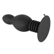 Black Velvets Silikone Buttplug med Fjedereffekt