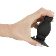 Black Velvets Silikone Buttplug med Fjedereffekt