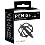 Silikone Penis Plug med Glansbur