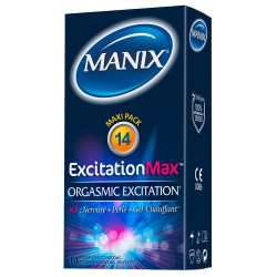 Manix ExcitationMax Kondomer med Orgasme Gel