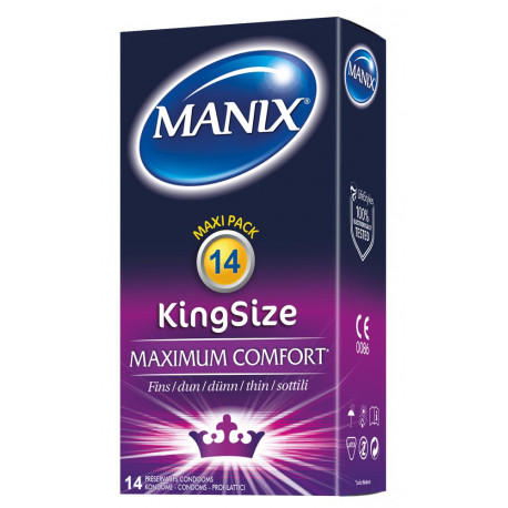 Manix King Size Store Kondomer