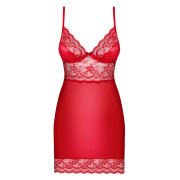 Obsessive Natkjole med Blondekant