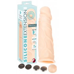 You2Toys Silikone Penis Sleeve med Vibrator You2Toys Silikone Penis Sleeve med Vibrator