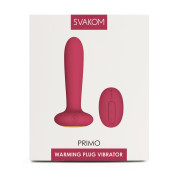 Svakom Primo Varmende Anal Vibrator med Fjernbetjening