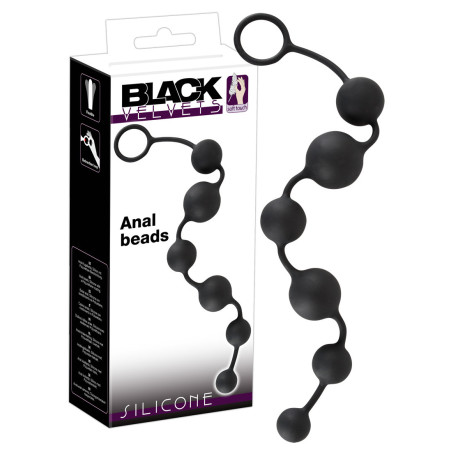 Black Velvets Silikone Analkugler