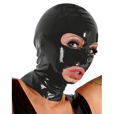 Late X Latex Maske med Øjen- og Mundåbning