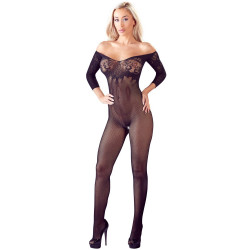 Mandy Mystery Skulderfri Net Catsuit