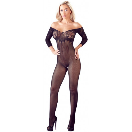 Mandy Mystery Skulderfri Net Catsuit