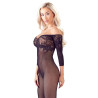 Mandy Mystery Skulderfri Net Catsuit