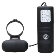 Seven Creations Aqua Silks Penisring med Vibrator