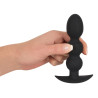 Black Velvets Heavy Beads Kugle Buttplug
