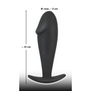 Black Velvets Silikone Buttplug med Penishoved