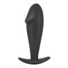 Black Velvets Silikone Buttplug med Penishoved