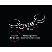 Bad Kitty Bondage Manchetter med Hjerter