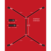 Bad Kitty Blødt Bondage Sæt til Sengen