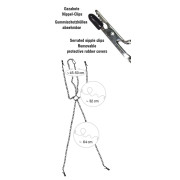 Fetish Collection Tøjler med Intim Klemmer