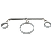 Bad Kitty Halslænke og Håndjern med Spredestang