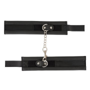 Vegan Fetish Bondage Manchetter med Velcro