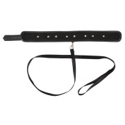 Vegan Fetish Slave Halsbånd med Line