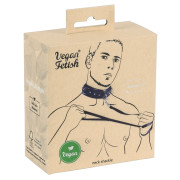 Vegan Fetish Slave Halsbånd med Line
