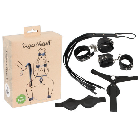 Vegan Fetish Bondage Sæt med Pisk