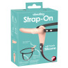 You2Toys Opladelig Strapon Silikone Vibrator