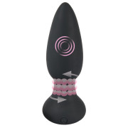 Black Velvets Fjernbetjent Roterende Anal Plug