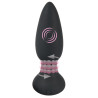 Black Velvets Fjernbetjent Roterende Anal Plug