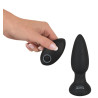 Black Velvets Fjernbetjent Roterende Anal Plug