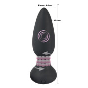 Black Velvets Fjernbetjent Roterende Anal Plug