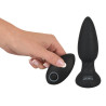 Black Velvets Fjernbetjent Anal Plug med Vibrator