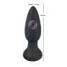 Black Velvets Fjernbetjent Anal Plug med Vibrator