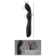 Rebel Silikone Prostata Vibrator med 2 Motorer