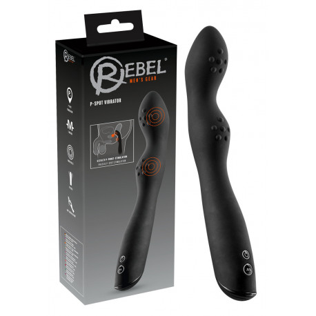 Rebel Silikone Prostata Vibrator med 2 Motorer