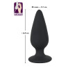 Black Velvets Heavy Silikone Analplug