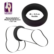Black Velvets Kraftig Silikone Penisring