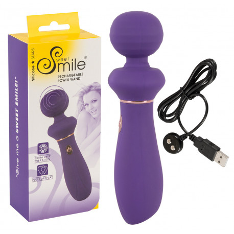 Sweet Smile Opladelig Power Wand Vibrator