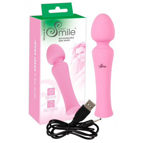 Sweet Smile Opladelig Mini Magic Wand Vibrator