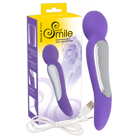 Sweet Smile Magic Wand Vibrator med 2 Motorer