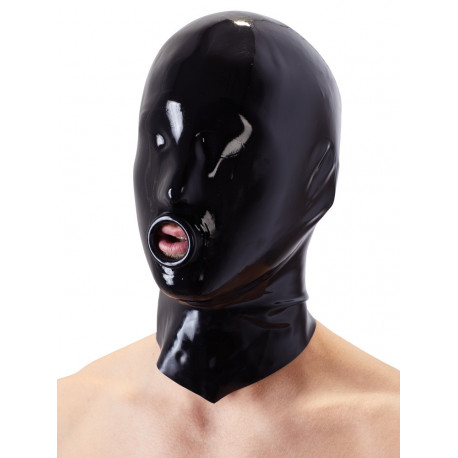 Late X Anatomisk Latex Maske med Mundåbning