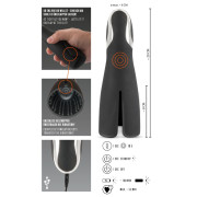 Rebel Nopret Masturbator med Kraftig Vibration