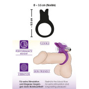 Sweet Smile Penisring med Vibrator