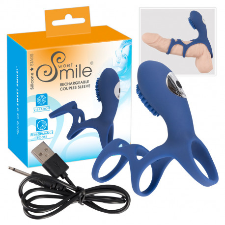 Sweet Smile Penis Sleeve med Vibrator