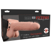 Fetish Fantasy Opladelig Hul Strap On Vibrator