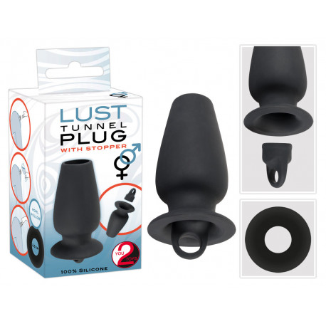 You2Toys Silikone Lust Tunnel Plug med Prop