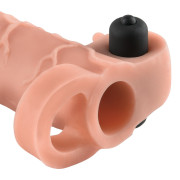 Fantasy X-Tensions Real Feel Extension Penis Sleeve med Vibrator