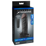 Fantasy X-Tensions Real Feel Extension Penis Sleeve med Vibrator